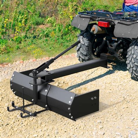 how to build a metal box scraper for atv|tow behind scraper for atv.